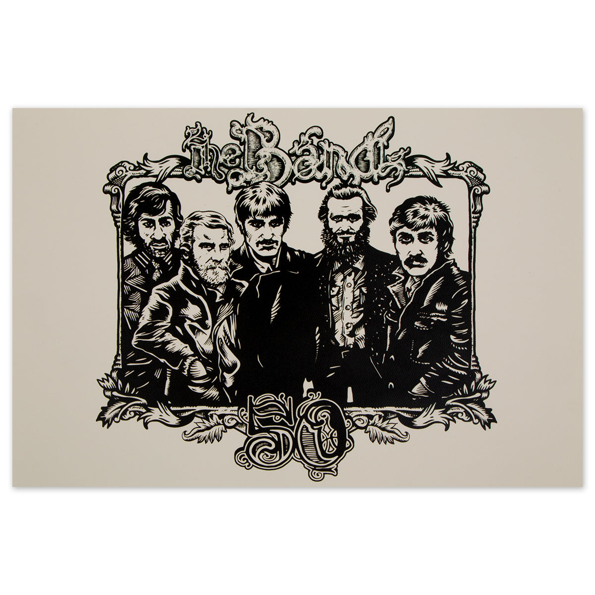 The Band 50th Anniversary Poster