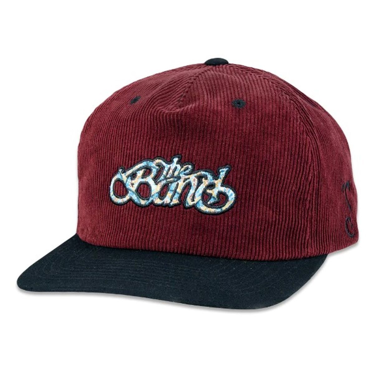 The Band Maroon Paisley Unstructured Zipperback Hat