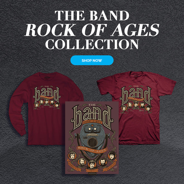 The Band Rock of Ages collection. Shop now.