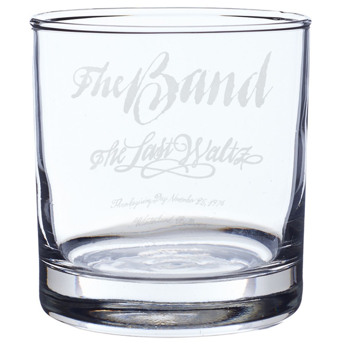 Last Waltz Copy Laser-Etched Rocks Glass