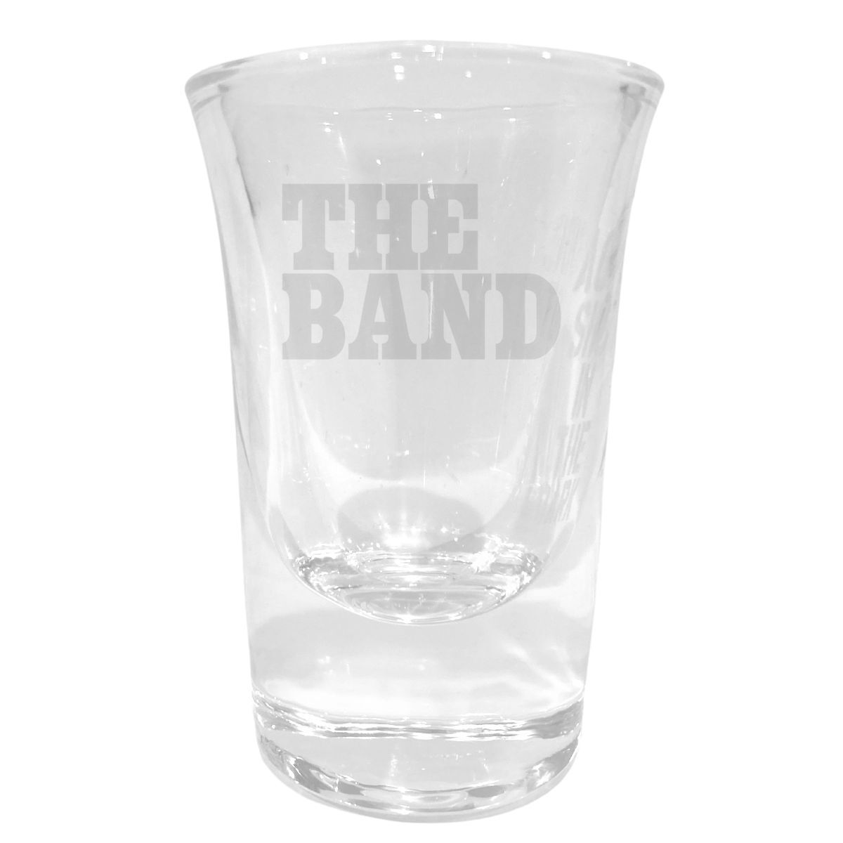 Big Pink Logo Laser Engraved Shot Glass
